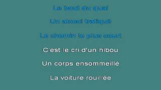 Les Eaux De Mars karaoke [upl. by Zsamot]