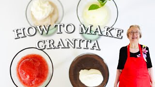 Sicilian Granita  Kitchen on the Cliff with Giovanna Bellia LaMarca [upl. by Ideih]