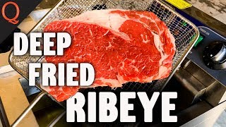 Deep Fried Ribeye Steak amp Ribeye Burnt Ends [upl. by Ney374]