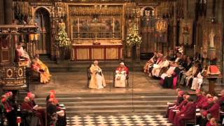 Pope Benedict XVI  Evensong in Westminster Abbey  Full Video [upl. by Schnell]