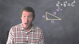 Find The Hypotenuse Using Pythagorean Theorem  Dave May Teaches [upl. by Sonafets]