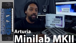 Arturia Minilab MKII Portable MIDI Controller Keyboard Review [upl. by Erl727]