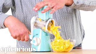 5 Cheese Gadgets Tested by Design Expert  Well Equipped  Epicurious [upl. by Adnimra379]