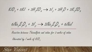 Eureka 2017  Iodometry Redox Titration  KIO3 Vs Thiosulfate [upl. by Lemmueu]