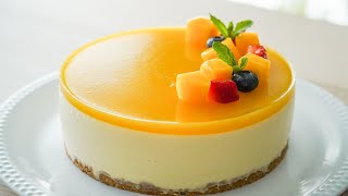 Easy No Bake Mango Cheesecake [upl. by Otreblide874]