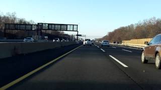 New Jersey Turnpike Exits 11 to 9 southbound Car Lanes [upl. by Cannice574]