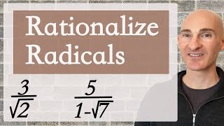 How to Rationalize Radicals [upl. by Ydnew]