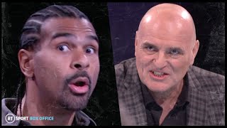 quotTyson makes him quit and cryquot John Fury and David Haye argue about Wilder v Fury 2 tactics [upl. by Cort831]