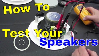 How To Test Your Speaker System [upl. by Ennaeilsel]