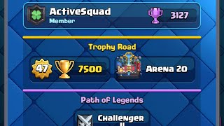 7500 Trophies  Clash Royale [upl. by Eiknarf]