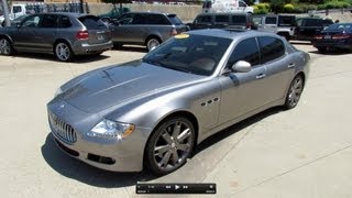 2009 Maserati Quattroporte S Start Up Exhaust and In Depth Review [upl. by Adnamas286]