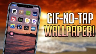 How To Get A Moving Wallpaper On iPhone Convert Any Gif To An Instant Wallpaper No Tap And Hold [upl. by Nysa]