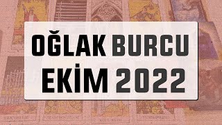 OĞLAK BURCU EKİM 2022 Aylık Burç Yorumları  Tarot Falı [upl. by Langbehn168]