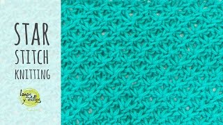 Tutorial Knitting Star Stitch [upl. by Atiraj]