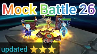 Mock Battle 26 Updated  Summoners War [upl. by Eidda]