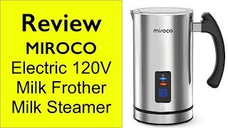 Review Miroco Milk Frother  How to make froth milk at home [upl. by Kilby]