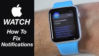 Apple Watch  How To Fix Mail amp Message Notifications [upl. by Bartholomew641]