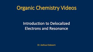 1411  Introduction to Delocalized Electrons and Resonance [upl. by Crow747]