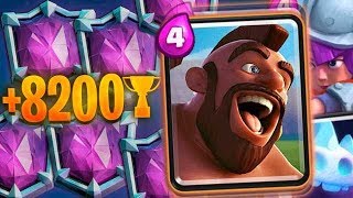 HOG 26 HIGH TROPHIES 8200  CLASH ROYALE [upl. by Aelat]