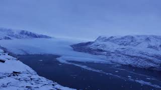 Timelapse footage of a Greenland glacier [upl. by Fleeta75]