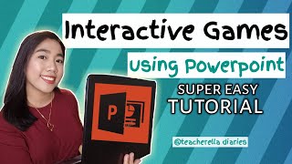 INTERACTIVE GAMES USING POWERPOINT  EASY TUTORIAL [upl. by Eessac]