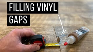 Gapping Vinyl Plank  Attempted Repair with Roberts Putty [upl. by Eal445]