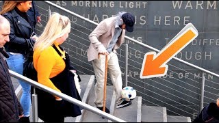 Old Man Crazy Football Skills Prank [upl. by Dahlia]