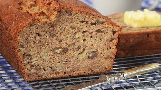 Banana Bread Recipe Demonstration  Joyofbakingcom [upl. by Barton447]