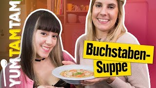 BUCHSTABENSUPPE SELBERMACHEN  Buchstabensuppe mit Hackklößchen  yumtamtam [upl. by Silsby]