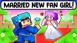 Omz MARRIED A NEW CRAZY FAN GIRL in Minecraft [upl. by Jamil]