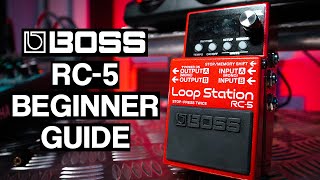 BOSS RC5 Loop Station Getting Started Guide Loop Station Overview [upl. by Latif]