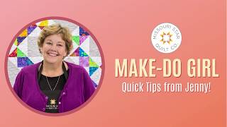 How to Hand Tie a Quilt with Jenny Doan from the Missouri Star Quilt Co [upl. by Dibri882]