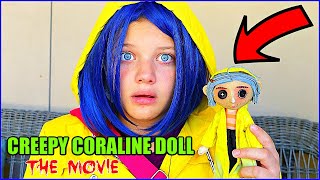 CREEPY CORALINE DOLL THE MOVIE Coraline Dollmaker Rewind [upl. by Wheeler]