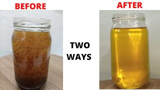 2 EASY WAYS TO CLEAN OIL AFTER DEEPFRYINGHOW TO RECYCLE OIL AFTER DEEPFRYINGCLEAN OILREUSABLE OiL [upl. by Palgrave]