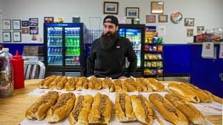 TRYING TO BREAK A 12 YEAR CHILLI HOT DOG EATING RECORD IN SOUTH CAROLINA  BeardMeatsFood [upl. by Aillicec]