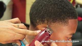 How To Taper Mini FroCurls  By Chuka The Barber [upl. by Renruojos]