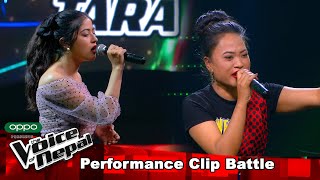 Niharika Vs Tara quotSadhai Sadhaiquot Battle Round  The Voice of Nepal 2021 [upl. by Costa913]