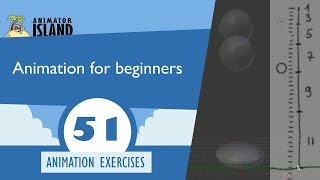 Animation Basics for Beginners  Bouncing Ball 2D amp 3D [upl. by Esinet]