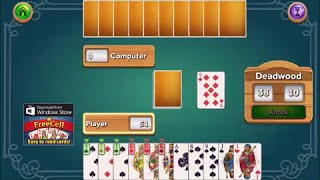 Gin Rummy Deluxe  Gameplay [upl. by Sorcim744]