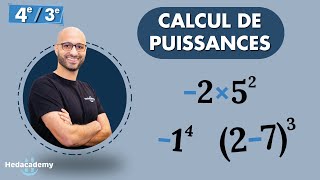 Calcul de puissances [upl. by Hammock]