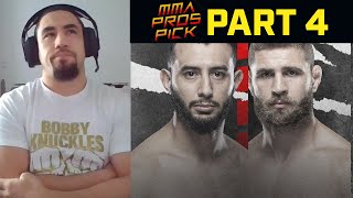 MMA Pros Pick âœ… Jiri Prochazka vs Dominick Reyes  Part 4 ðŸ‘Š UFC Vegas 25 [upl. by Rebma973]