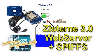 Zisterne 30 Web Server  SPIFFS ArduinoESP [upl. by Alletneuq274]