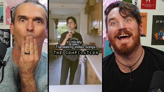 ✨Literally✨ Translating Indian Songs Compilation 125 REACTION [upl. by Llemej170]