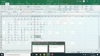 CRUCIGRAMA EN EXCEL [upl. by Tehc478]
