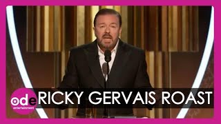 SAVAGE Ricky Gervais roasts Hollywood in Golden Globes monologue [upl. by Saul]