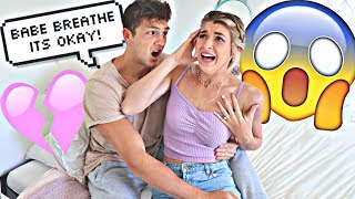 PANIC ATTACK PRANK ON FIANCE [upl. by Eceinej]