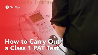 How to Carry Out a Class 1 PAT Test [upl. by Wilmer]