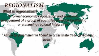 Regionalization and Globalization [upl. by Yasmar]