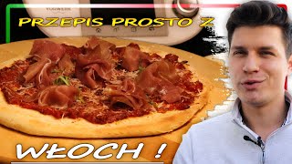 Przepis prosto z Włoch PIZZA z szynką parmeńską [upl. by Ahsimit528]