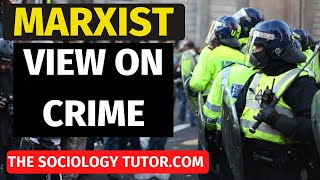 Marxist view on Crime and Deviance Sociology A Level [upl. by Saenihp]